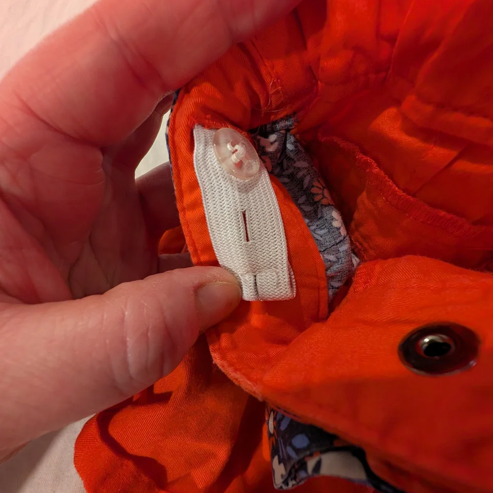 Adidas 3T White Tee with Orange Logo and Orange Floral Shorts